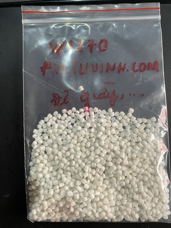 Hạt nhựa PVC trắng sứ